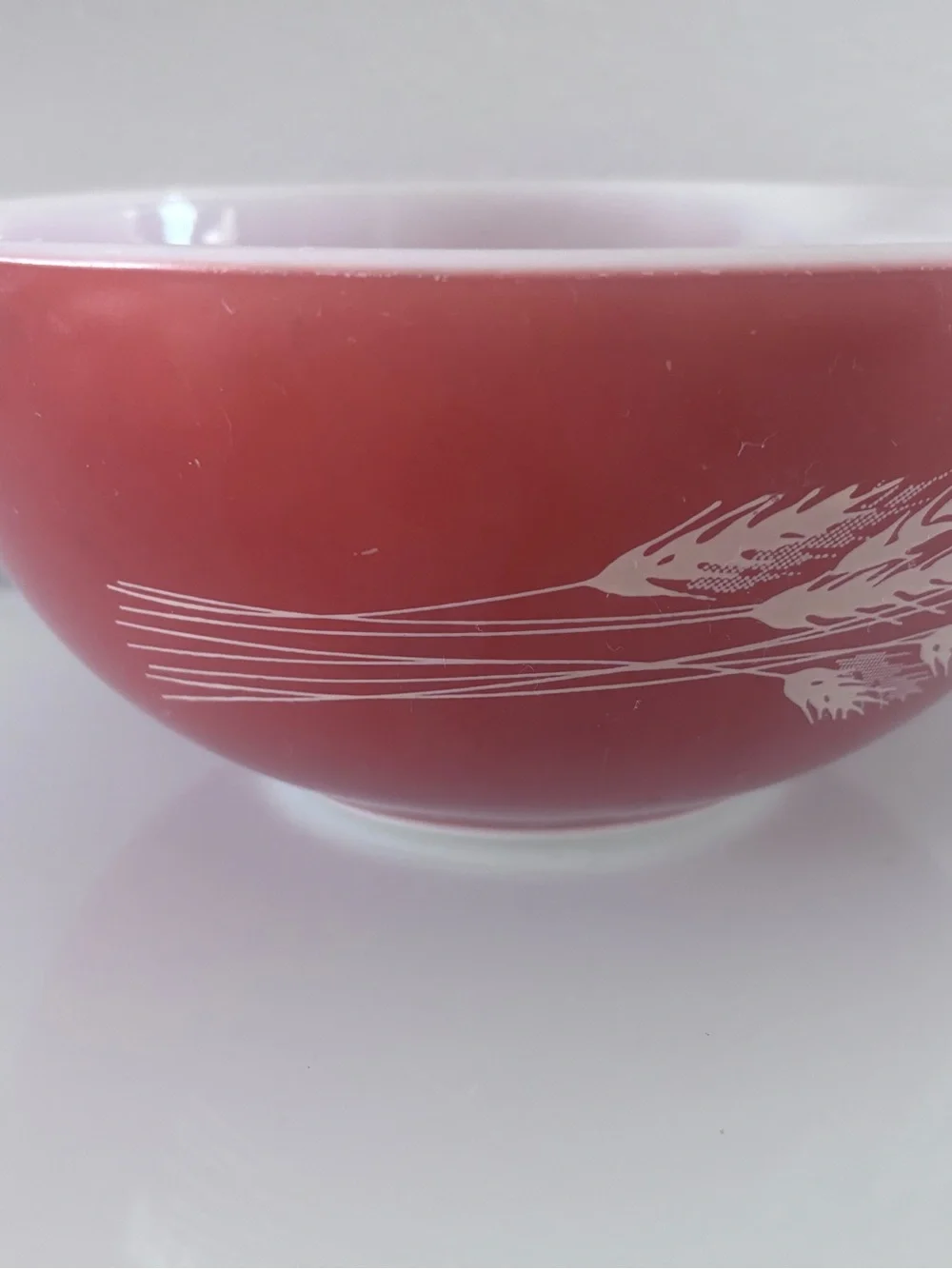 Vintage PYREX Autumn Harvest WHEAT Nesting Cinderella MIXING BOWL #442 1.5L